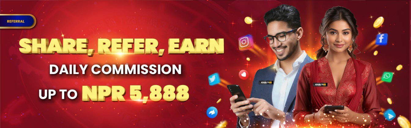Khalti88 Refer & Earn Lifetime Commission Khalti88 Refer & Earn Lifetime Commission