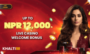 Khalti88 50% LIVE CASINO WELCOME BONUS