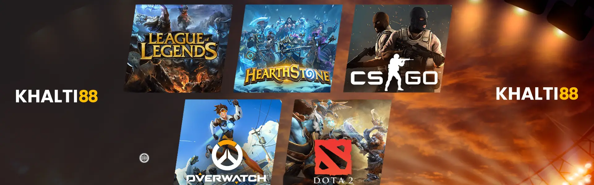 Esports Games Available for Betting at Khalti88